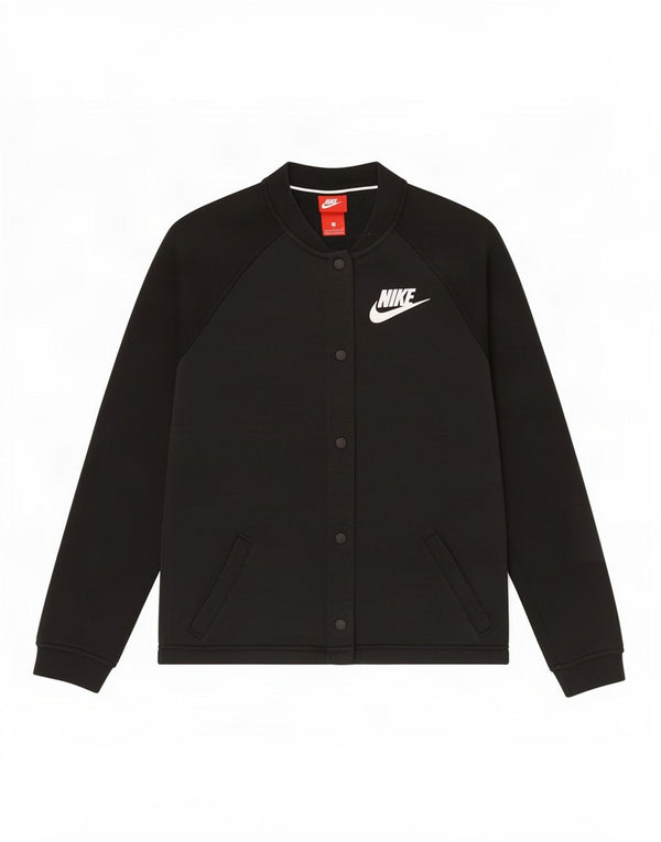 Giacca da ginnastica grafica da donna Nike UK 10 piccola nera