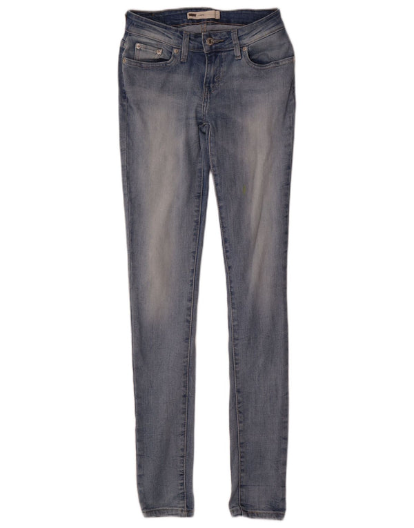 Jeans skinny legging da donna Levi's W25 L32 cotone blu