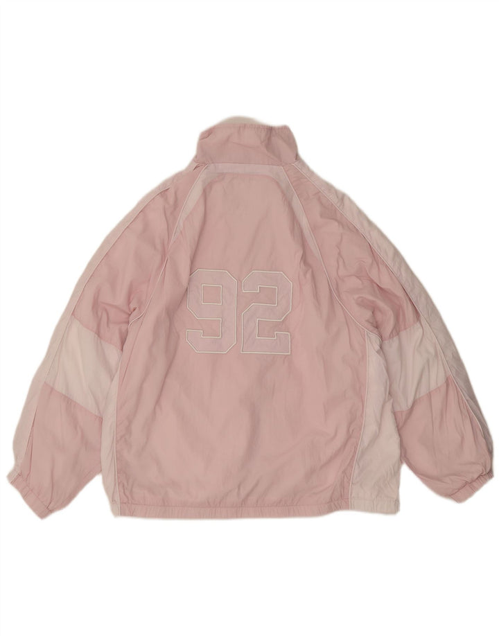 Giacca antipioggia oversize grafica da donna FB Sister UK 10 Small Pink Colourblock