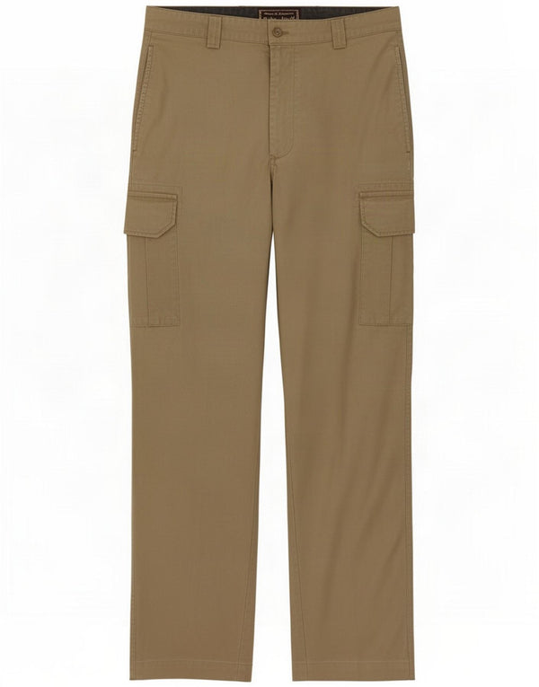 Marlboro Classics Pantaloni cargo dritti da uomo EU 50 Large W34 L30 Beige