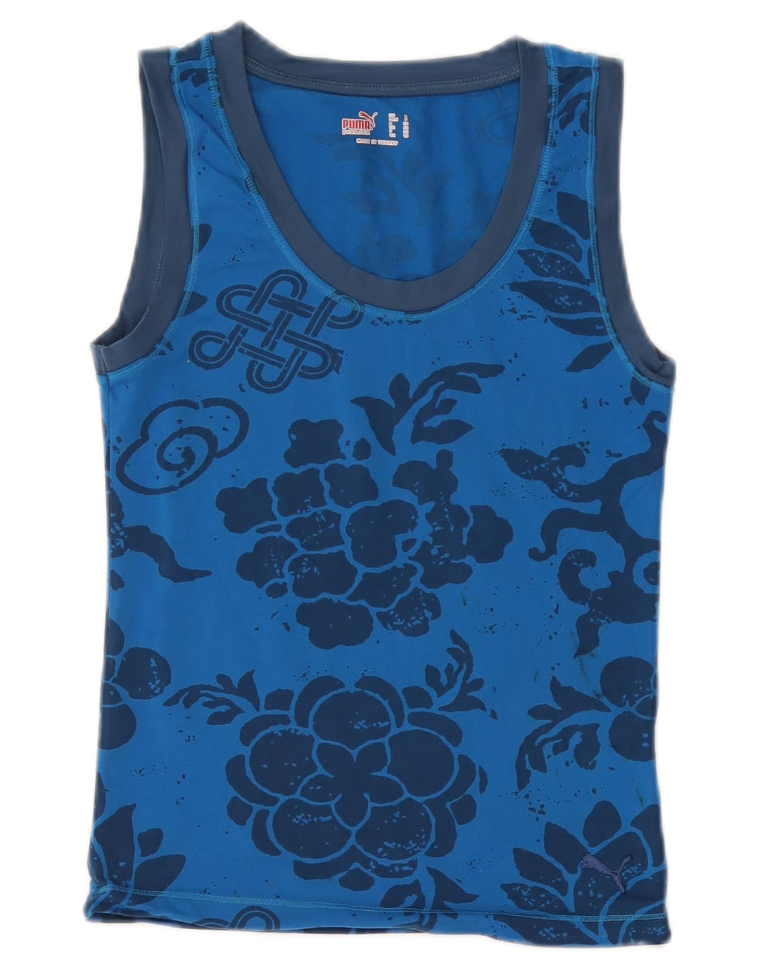 Canotta grafica da donna PUMA UK 10 Small Blue Floral