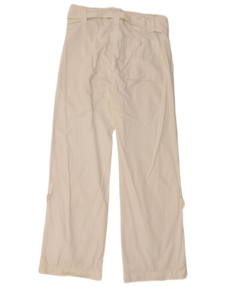 Pantaloni chino larghi da donna DIESEL W28 L31 cotone bianco