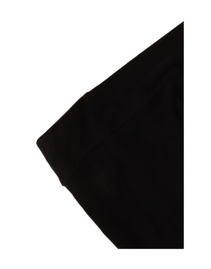 Pantaloncini sportivi Nike Dri Fit Bermuda da donna UK 14 Large Nero Poliestere