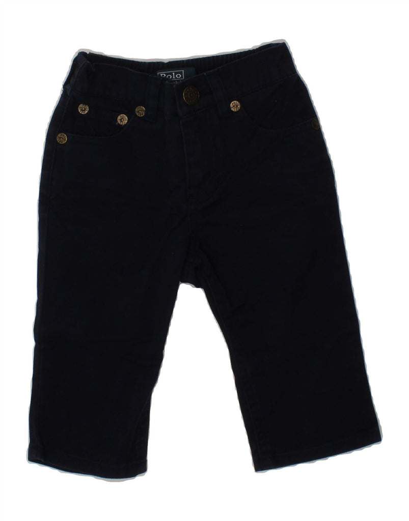 POLO RALPH LAUREN Baby Boys Straight Jeans 6-9 Months W16 L8 Navy Blue Vintage Polo Ralph Lauren and Second-Hand Polo Ralph Lauren from Messina Hembry 
