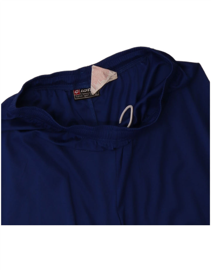 Pantaloncini sportivi grafici da uomo LOTTO Poliestere blu medio
