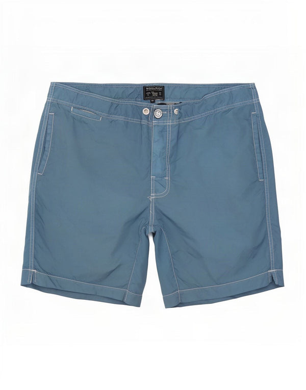 Pantaloncini da bagno da uomo Woolrich grandi in nylon blu