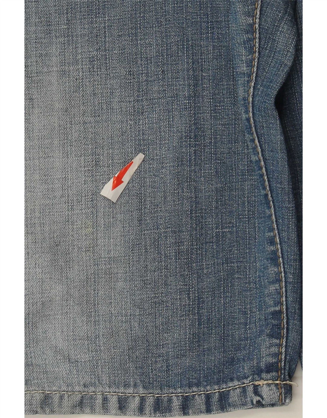 Pantaloncini di jeans da uomo Gas W34 grandi in cotone blu