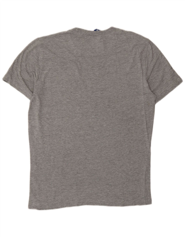 T-shirt grafica da uomo CHAMPION Top grande grigio chiazzato