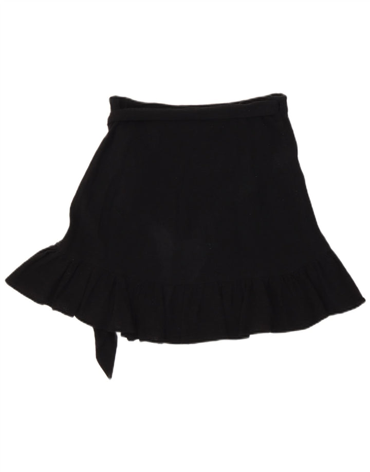 Gonna a portafoglio in maglia Zara da donna piccola W26 nera