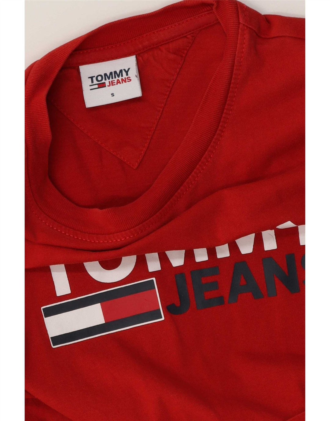 T-shirt grafica da uomo Tommy Hilfiger Top piccola rossa