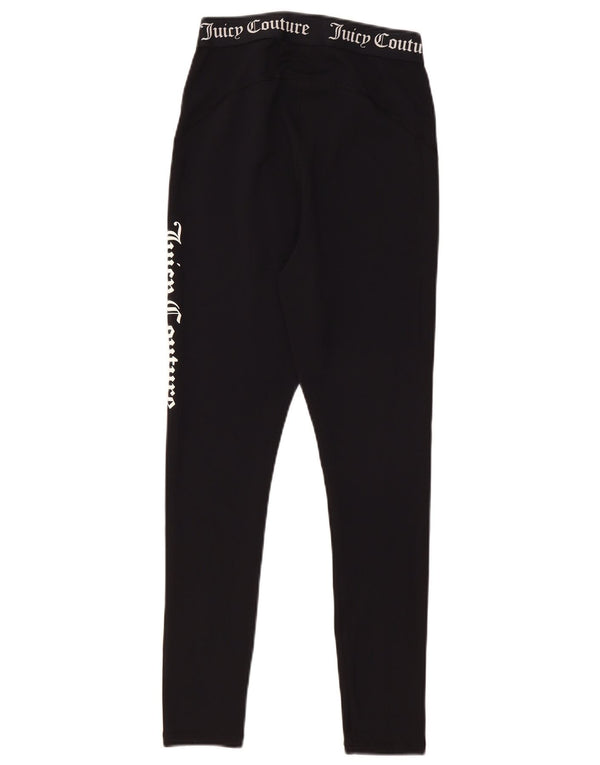 Leggings grafici da donna Juicy Couture UK 12 Poliestere nero medio
