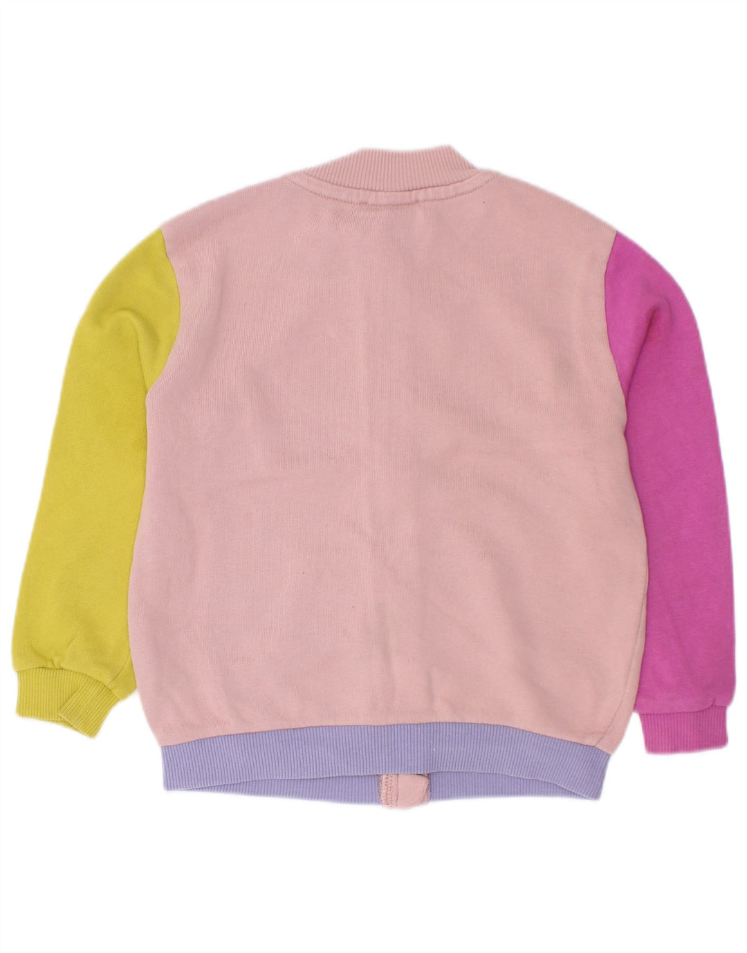 Giacca Top della tuta da bambina Benetton 2-3 anni Colorblock multicolore
