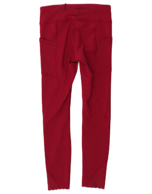 Lululemon Womens Crop Leggings US 4 Small Red Sports