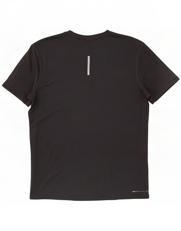 T-shirt da running da uomo Nike Top in poliestere geometrico grigio medio