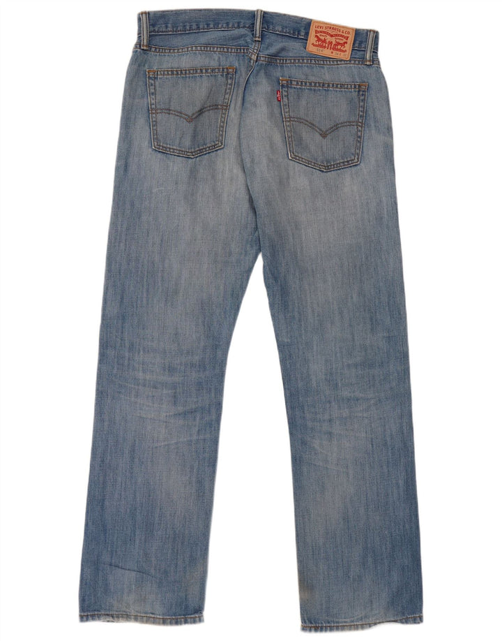 LEVI'S Jeans dritti da uomo 514 W34 L32 cotone blu