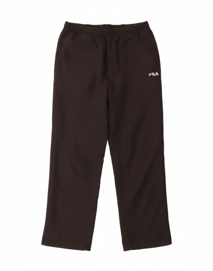 FILA Mens Tracksuit Trousers Medium  Black Polyester Vintage Fila and Second-Hand Fila from Messina Hembry 