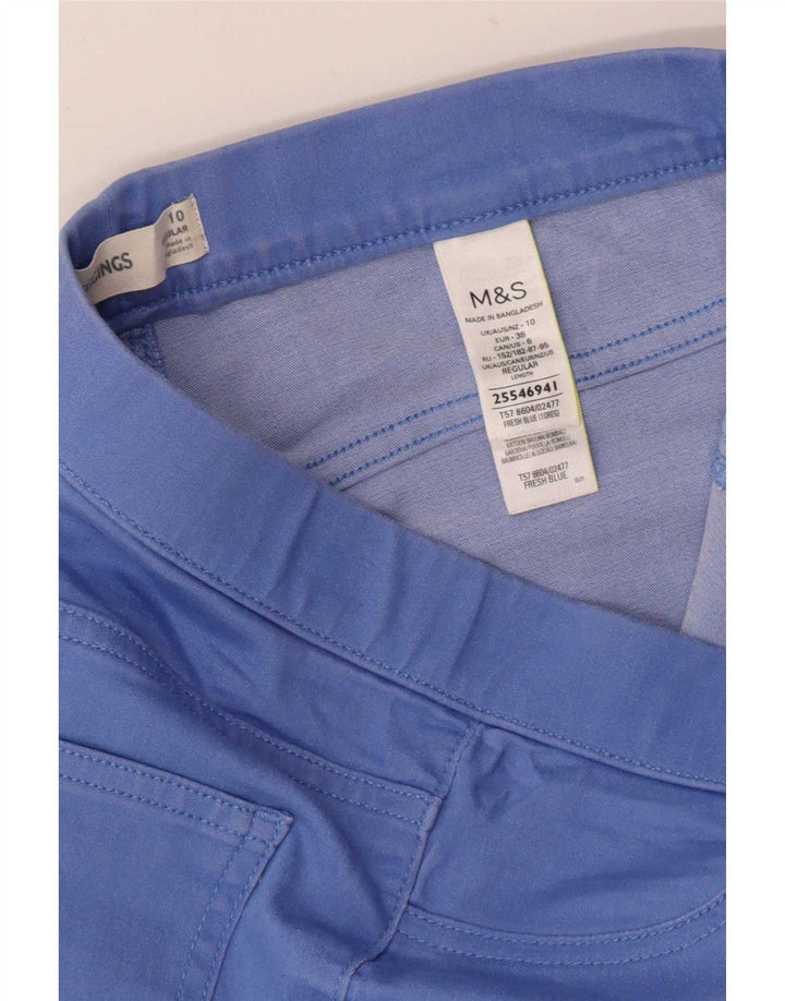 Jeans Jeggings da donna Marks & Spencer UK 10 piccolo cotone blu