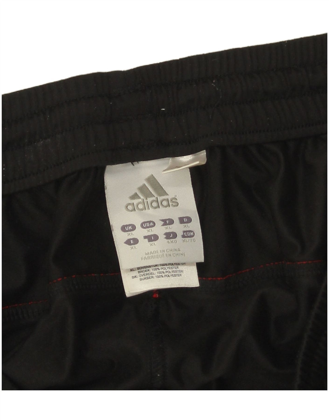 Pantaloni da tuta da uomo Adidas XL poliestere nero