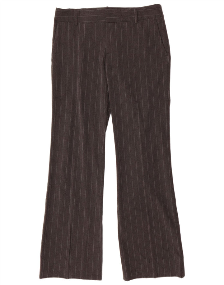 Pantaloni chino bootcut da donna Zara EU 40 medi W30 L32 gessato grigio