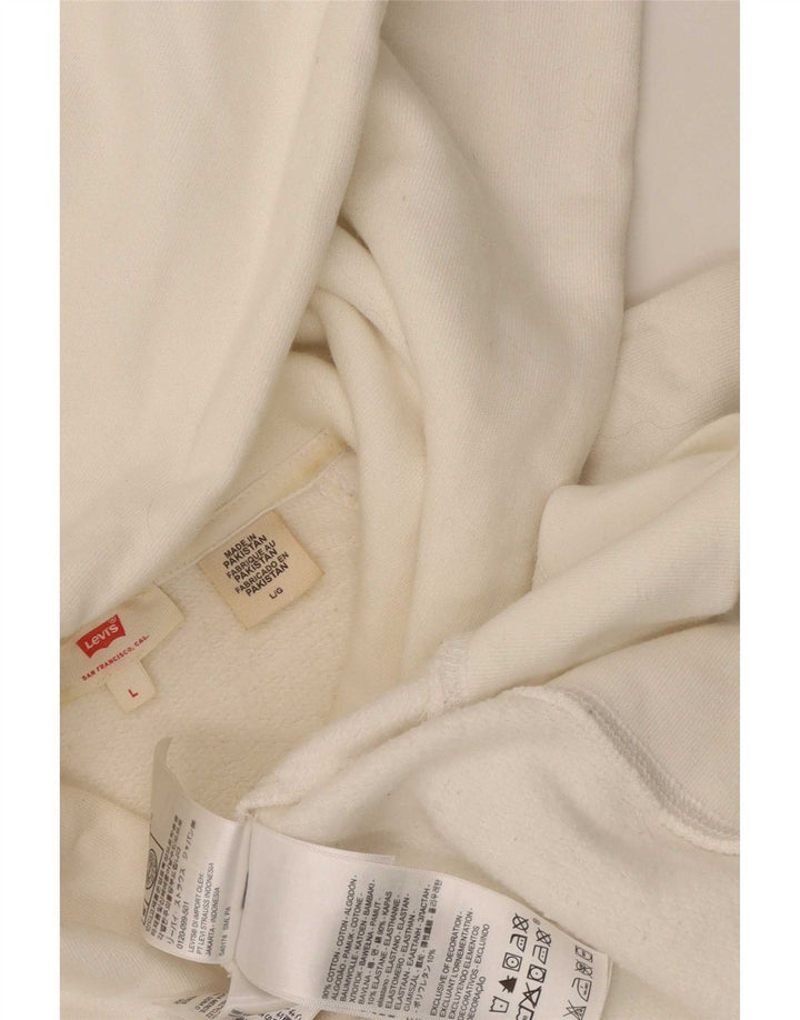 Levi's Donna UK 14 Large White Cotton