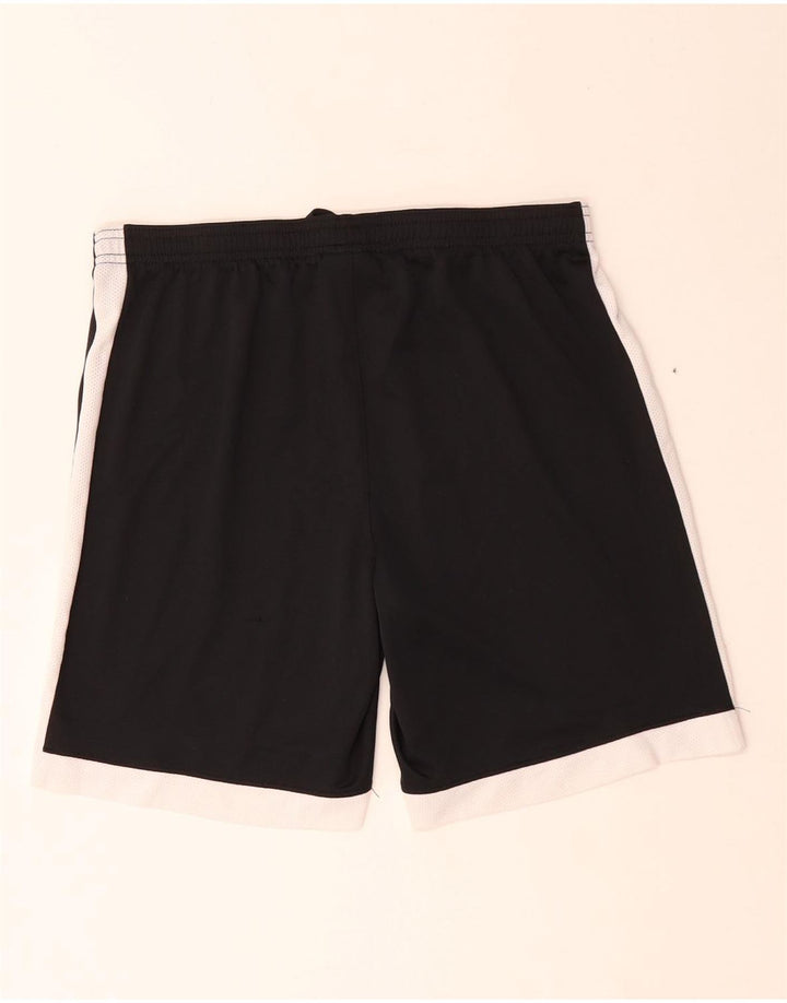 Pantaloncini sportivi Nike da donna Dri Fit UK 14 poliestere color block medio nero