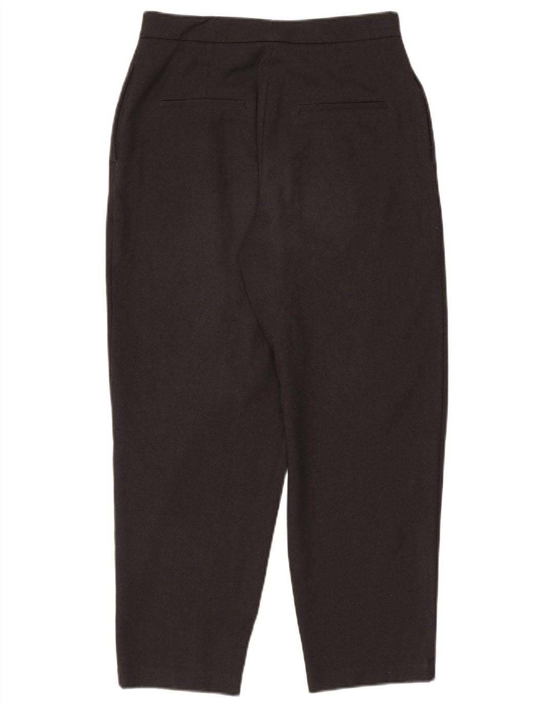 Pantaloni da abito affusolati da donna ZARA XS W24 L27 poliestere nero