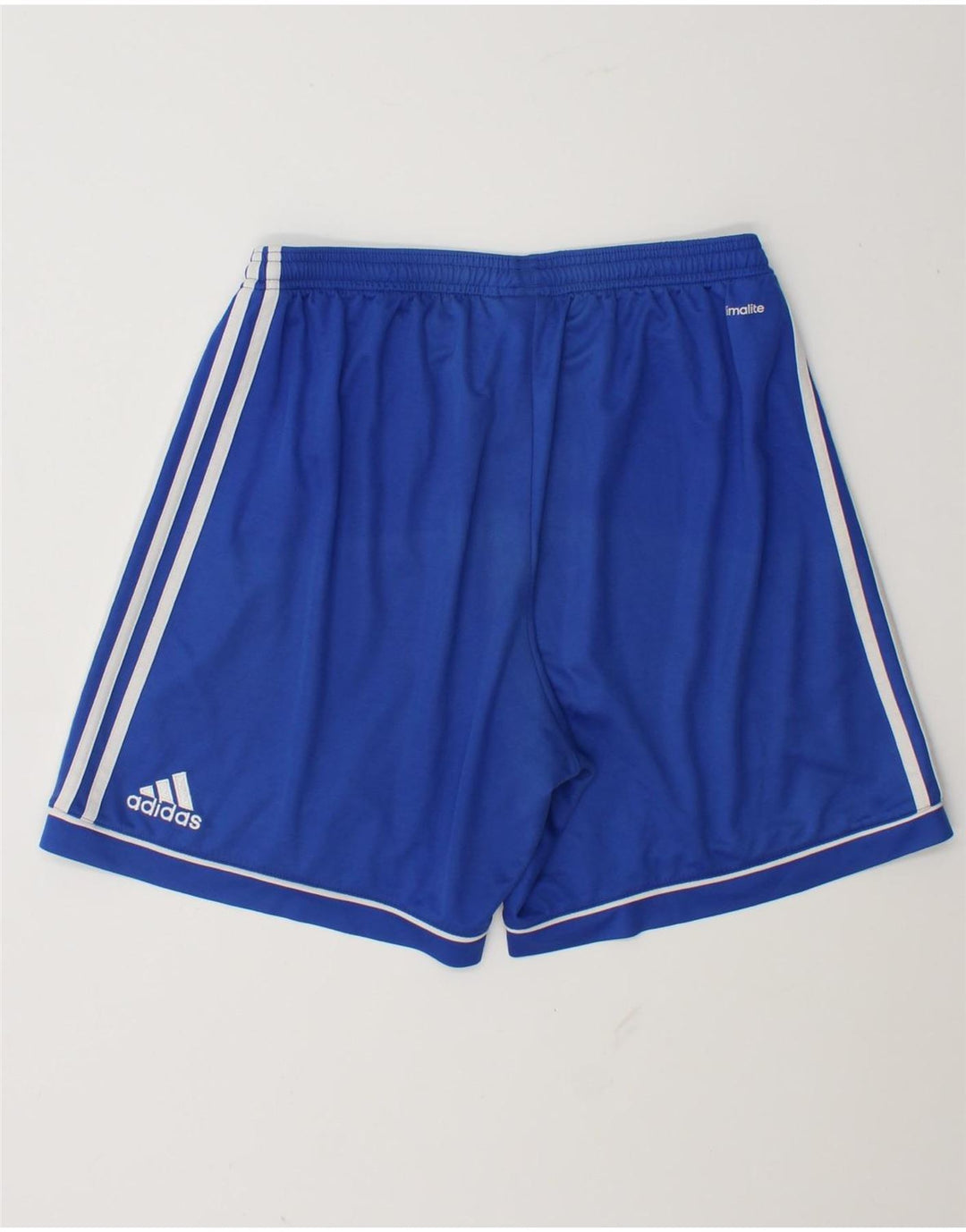 Pantaloncini sportivi Adidas Climalite da uomo grandi in poliestere blu