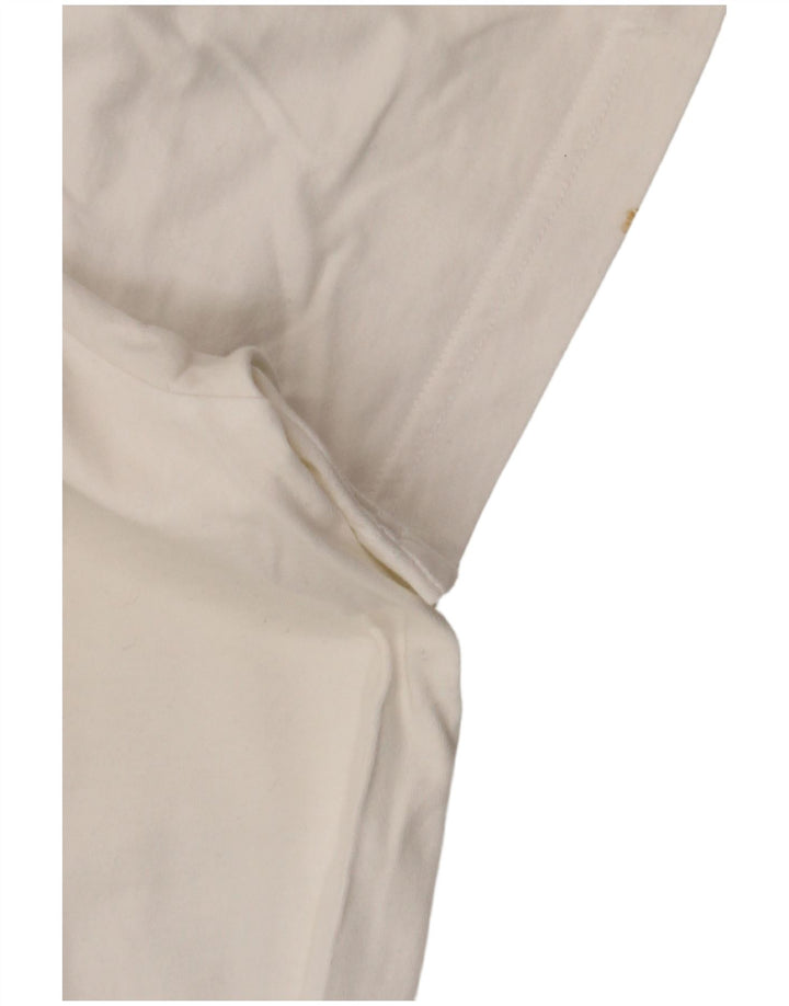 REEBOK T-shirt grafica da uomo grande in cotone bianco