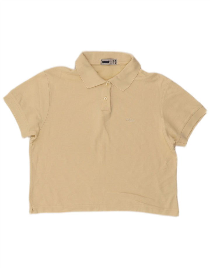 Polo corta da donna FILA IT 50 XL Gialla