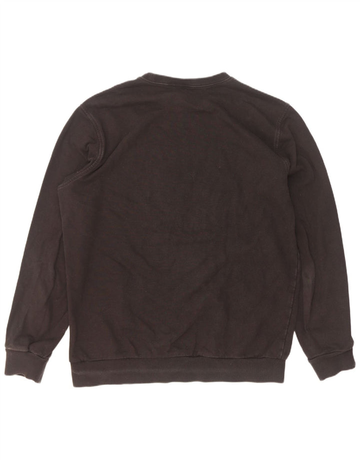 Felpa grafica da uomo Adidas Maglione grande cotone nero