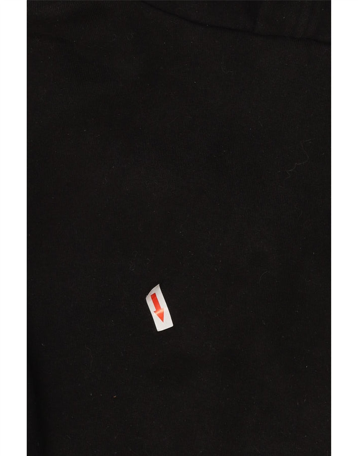 Maglione con cappuccio da uomo Calvin Klein Jeans, cotone nero medio
