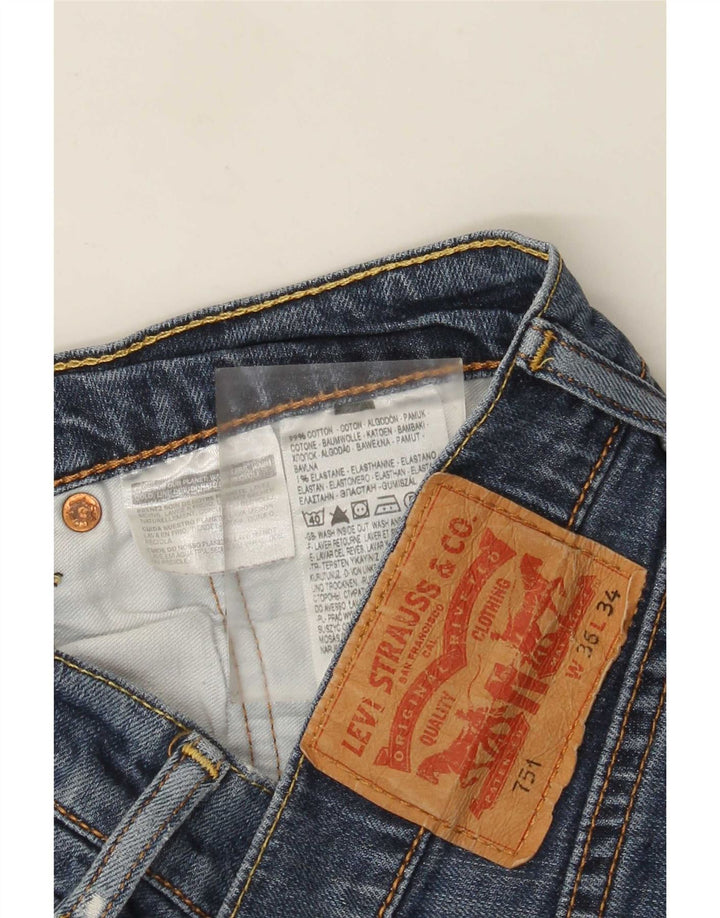 Levi's Uomo 751 Jeans dritti W36 L31 Cotone Blu