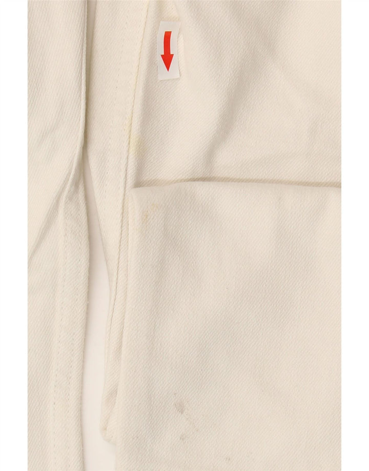 Jeans slim da uomo Burberry W31 L28 cotone bianco
