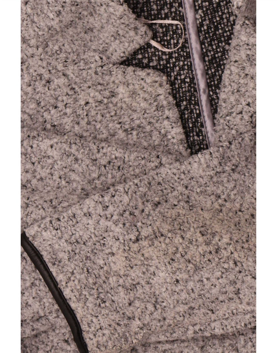 Soprabito da donna Marks & Spencer UK 8 piccolo poliestere screziato grigio