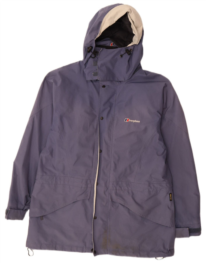 Giacca a vento con cappuccio da bambino BERGHAUS 15-16 anni in nylon blu navy