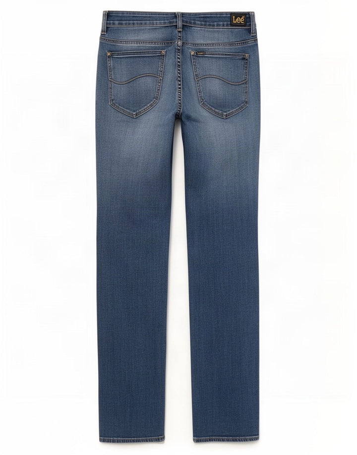 Jeans Bootcut da donna Lee US 13 Large W32 L33 Cotone blu