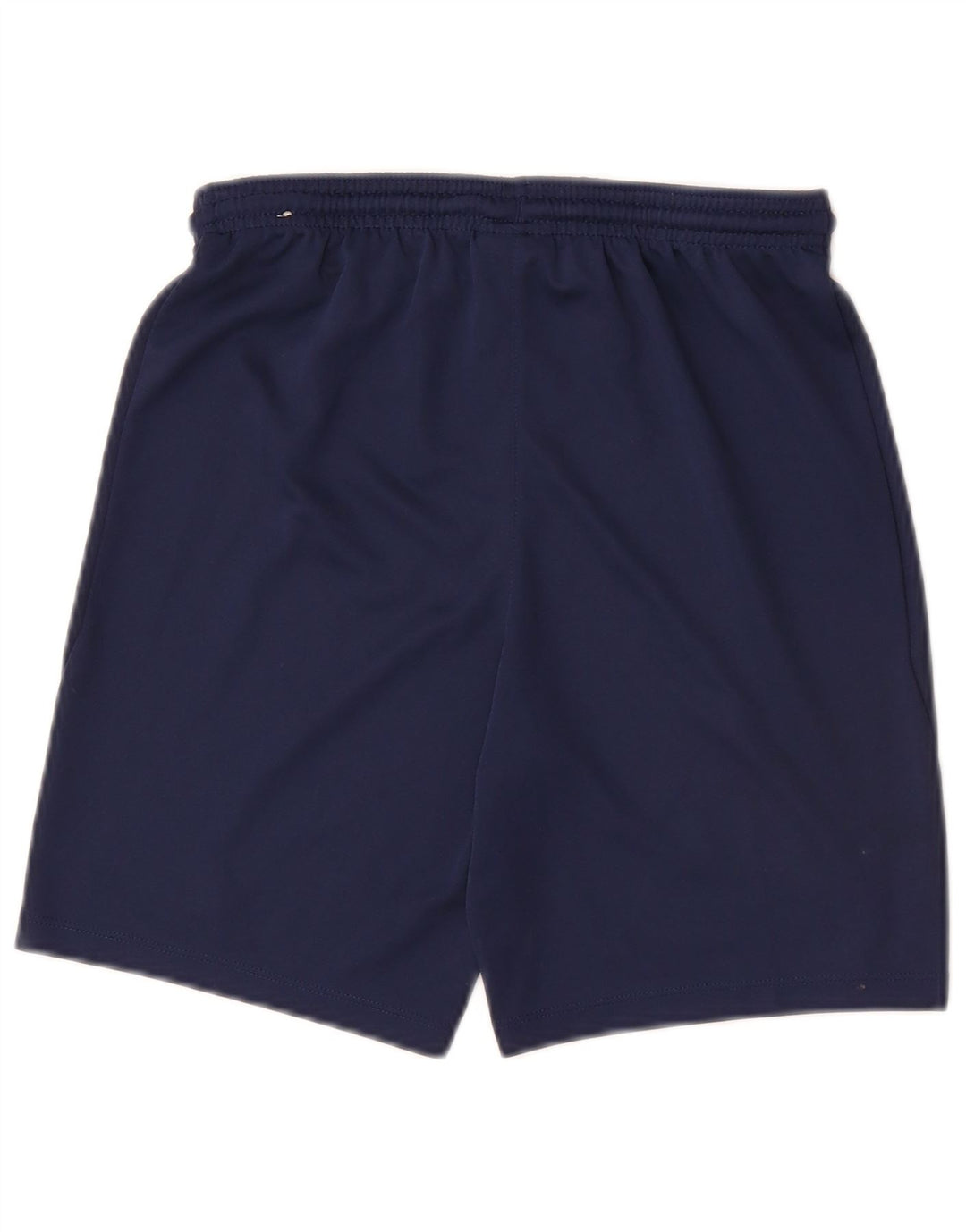 NIKE Boys Dri Fit Sport Shorts 12-13 Years Large Navy Blue Polyester