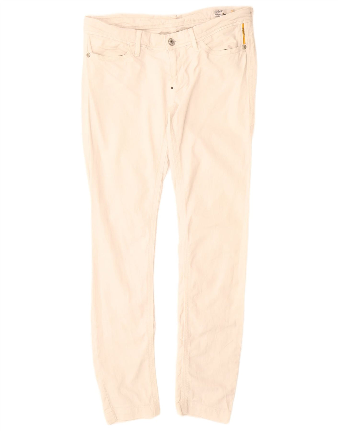 Jeans slim da donna Meltin' Pot W36 L34 cotone bianco