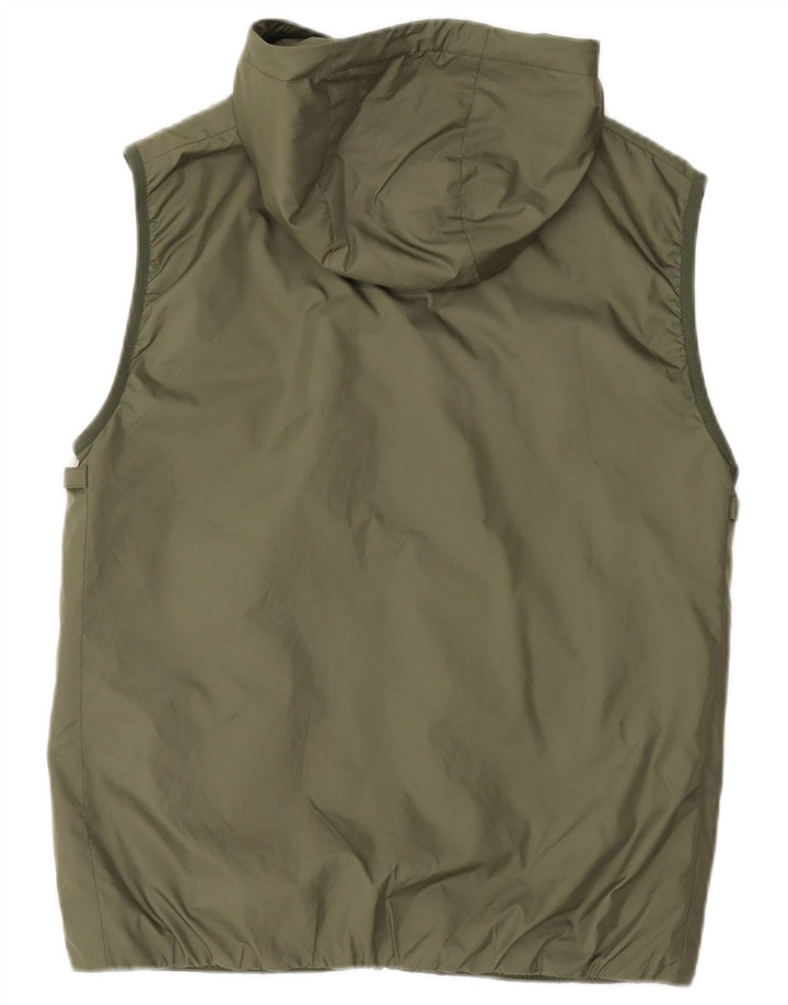 Gilet con cappuccio da uomo Lacoste taglia 46 XS poliestere verde