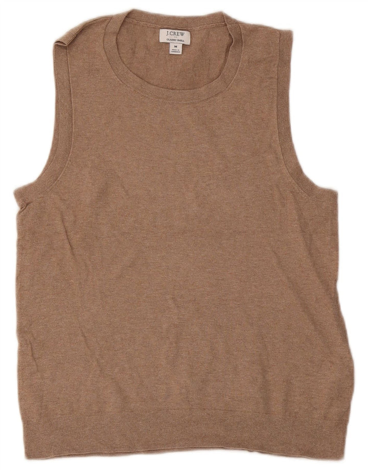 Canotta classica da donna J. Crew, taglia UK 12, cotone beige medio