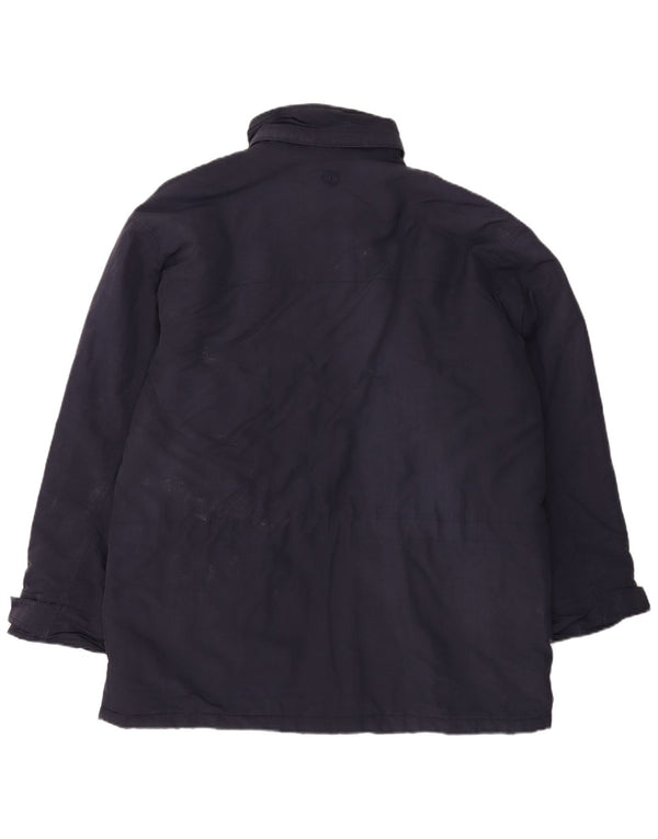 Giacca a vento da uomo vestibilità ampia Timberland UK 40 Large in nylon blu navy