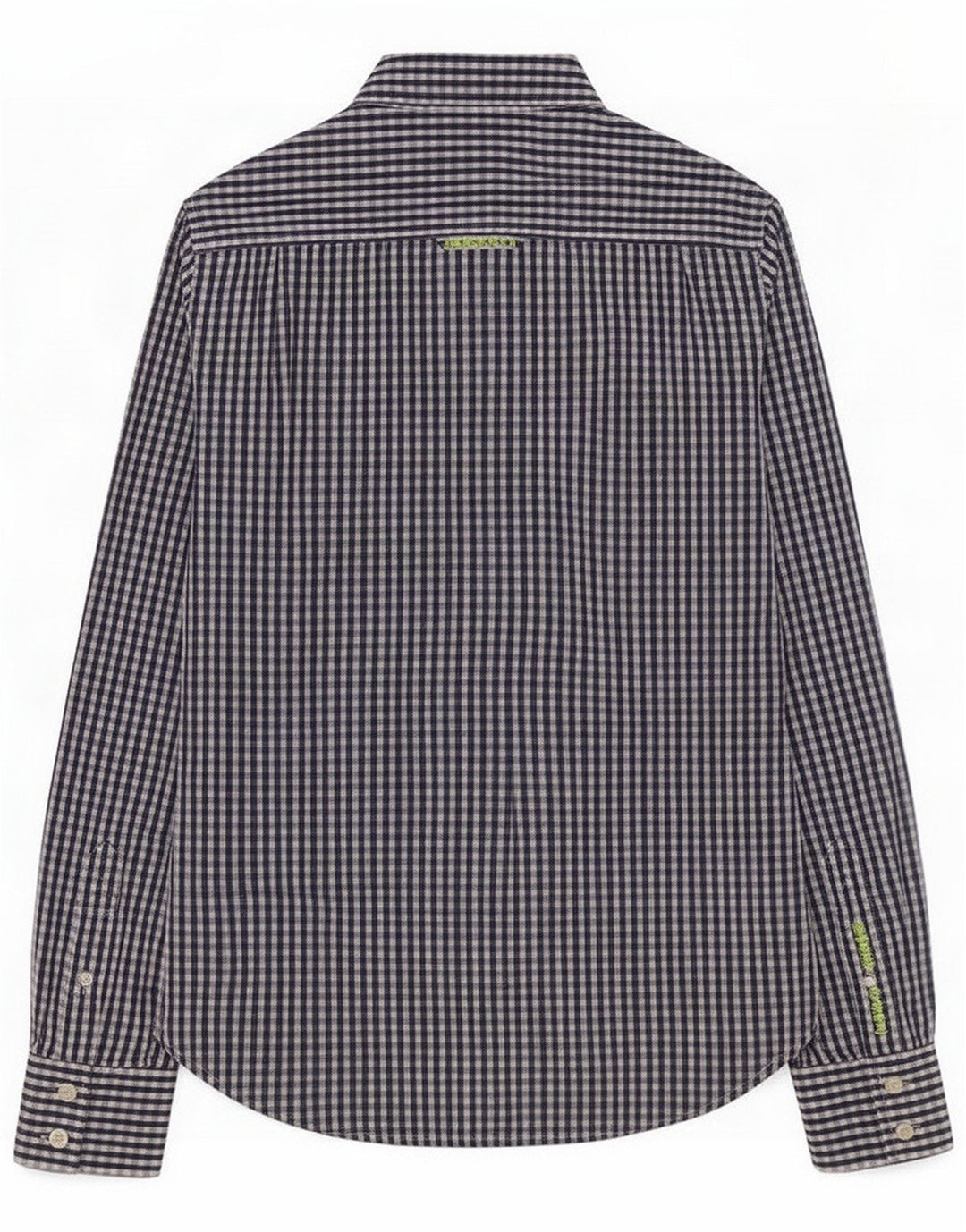 Camicia da uomo Superdry Small Blue Check Cotton