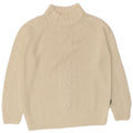 Maglione da donna Carrera con collo dolcevita UK 14 Acrilico bianco sporco medio