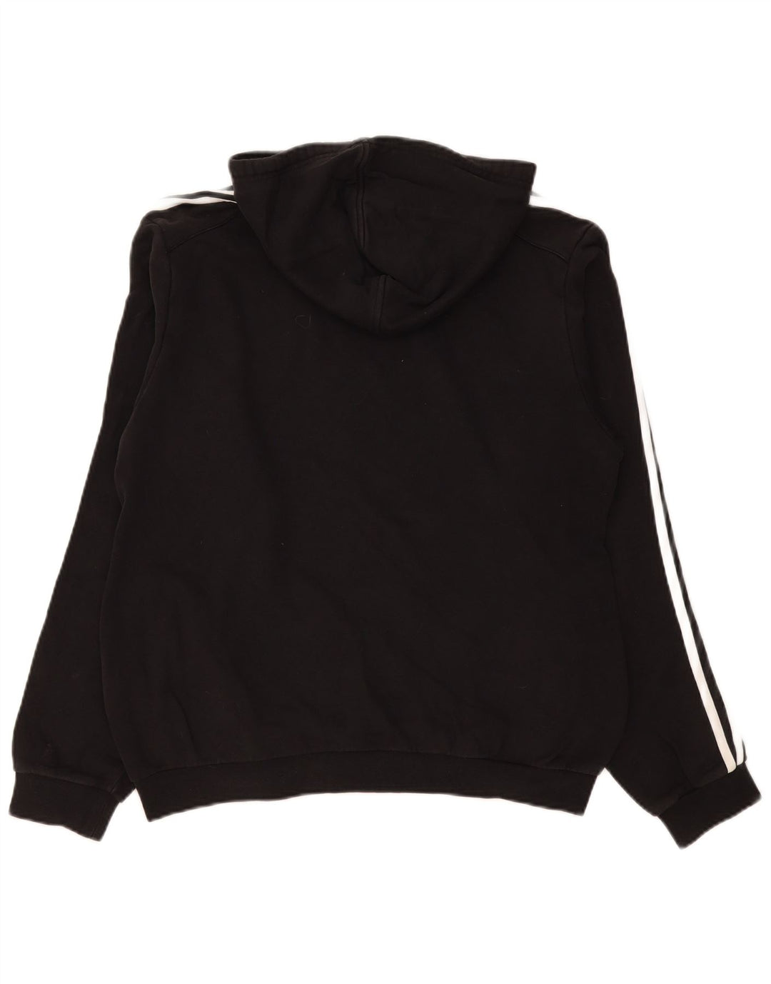 Felpa con cappuccio da uomo Adidas Medium in cotone nero