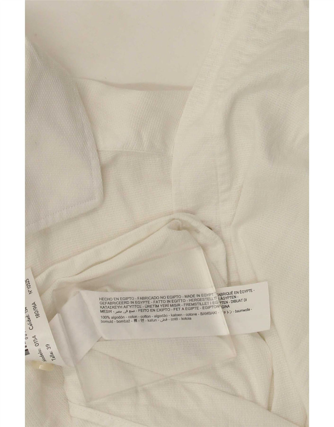 Camicia da uomo Massimo Dutti taglia 39 cotone bianco medio