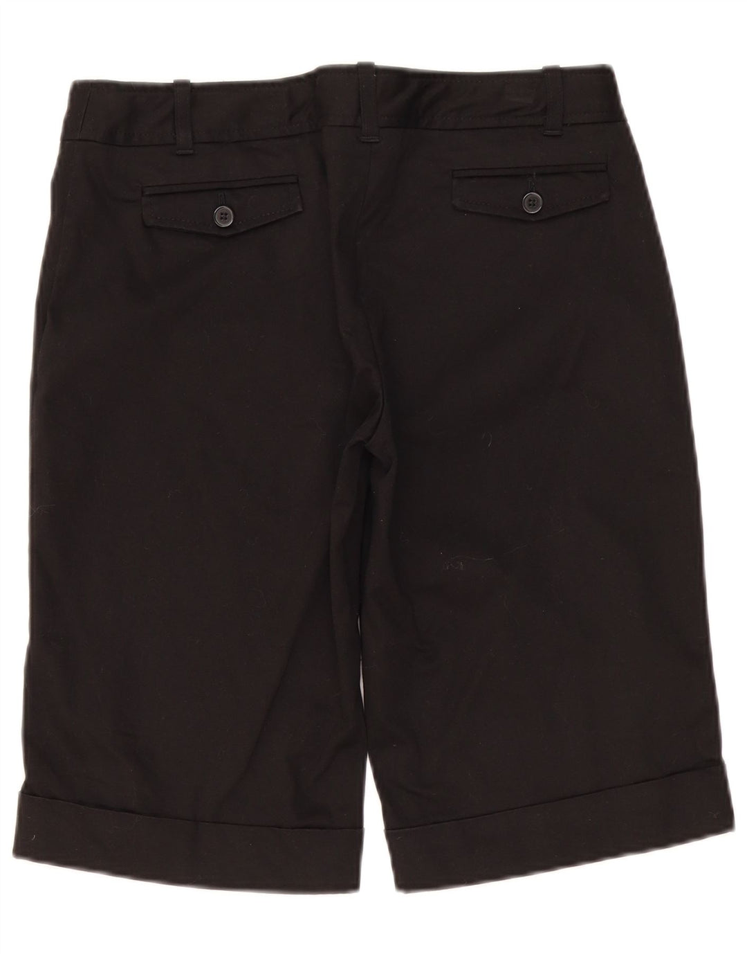 Pantaloncini casual da donna Oasis UK 12 medi W34 cotone nero