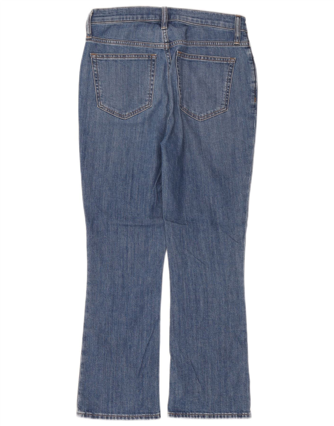Jeans svasati corti a vita media da donna J. Crew W26 L27 cotone blu