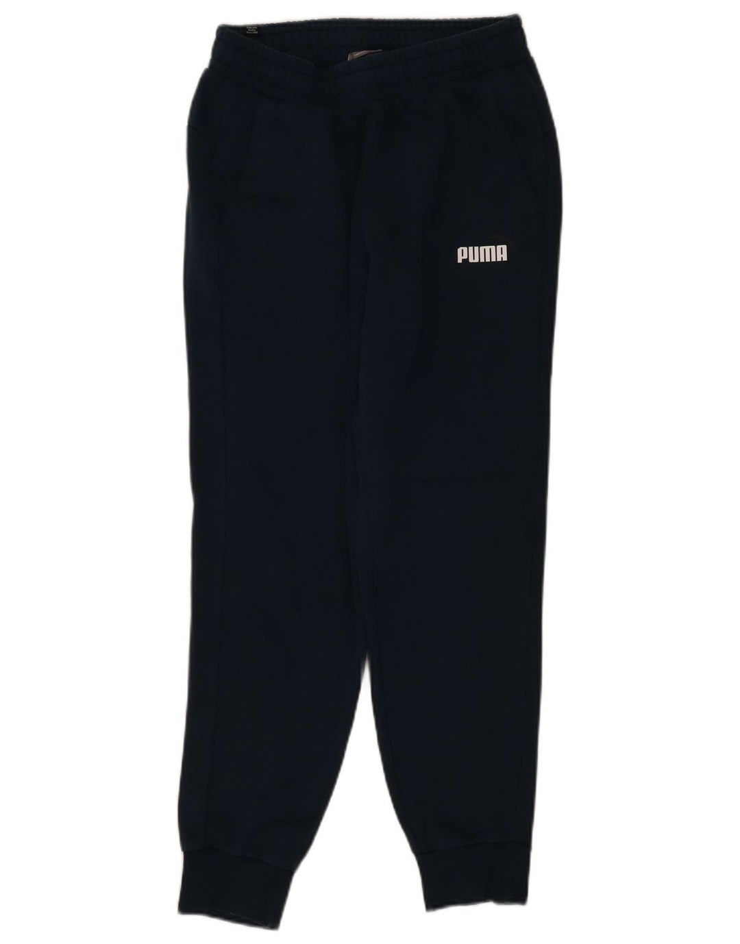 Pantaloni da tuta da uomo Puma Joggers medi in cotone blu navy