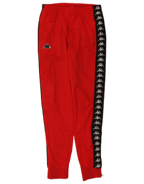 Pantaloni da tuta con grafica Kappa da uomo Joggers Medium Red Colourblock