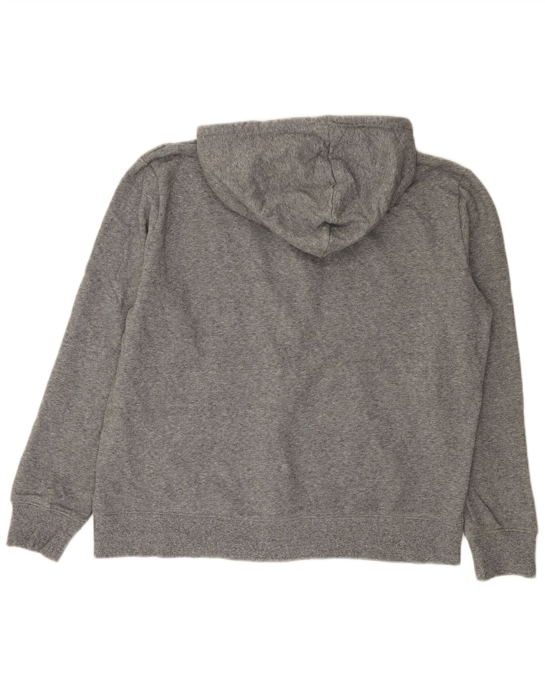Maglione con cappuccio e zip da uomo Marks & Spencer XL in cotone grigio